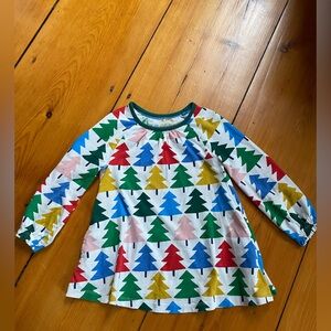 Colorful Tree Pattern Kids tunic from mini Boden.